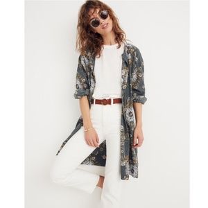 Madewell Robe Jacket in Painted Blooms